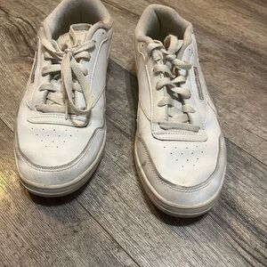 Reebok White Athletic Shoes